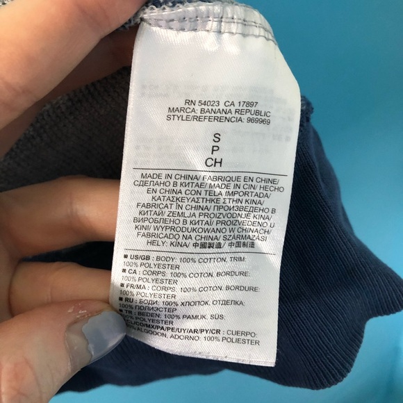 Banana Republic Blue Jacket Zip Up Casual - Picture 10 of 12